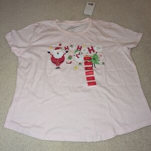 Nwt Berkley Jensen Hohoho Christmas Top